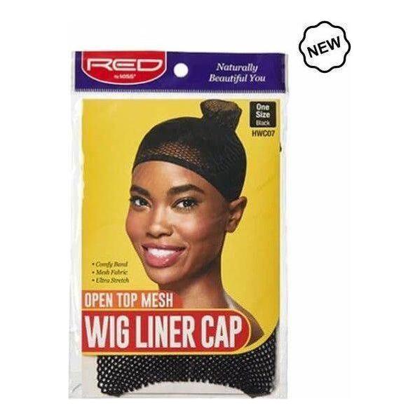 Red By Kiss Open Top Mesh Wig Liner Cap Black - gtwtoporld.com