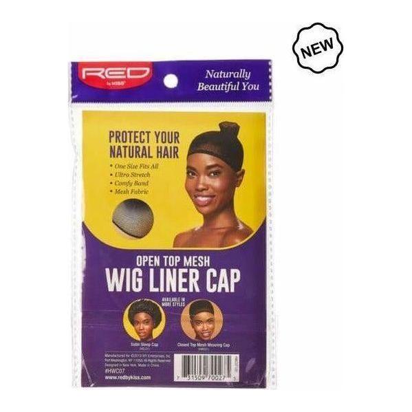 Red By Kiss Open Top Mesh Wig Liner Cap Black - gtwtoporld.com