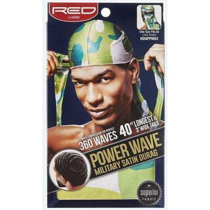 RED By Kiss: Power Wave Military Durag - Lime - gtwtoporld.com