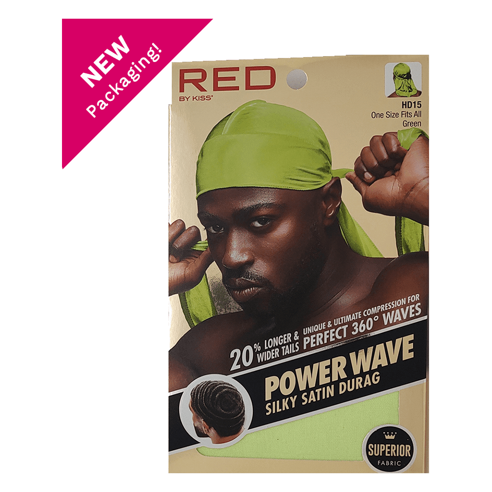 Red By Kiss Power Wave Silky Satin Durag _ Superior Fabric - gtwtoporld.com