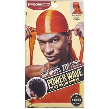 Red By Kiss Power Wave Silky Satin Durag _ Superior Fabric - gtwtoporld.com