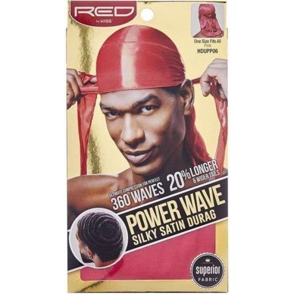 Red By Kiss Power Wave Silky Satin Durag _ Superior Fabric - gtwtoporld.com