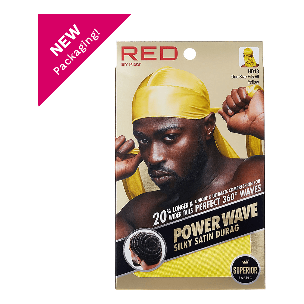 Red By Kiss Power Wave Silky Satin Durag _ Superior Fabric - gtwtoporld.com