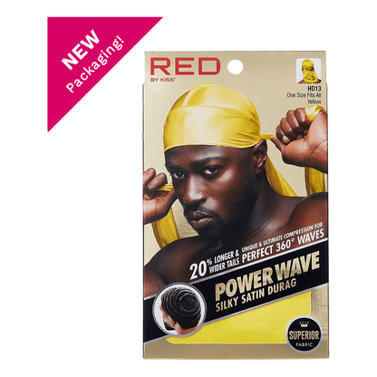 Red By Kiss Power Wave Silky Satin Durag _ Superior Fabric - gtwtoporld.com