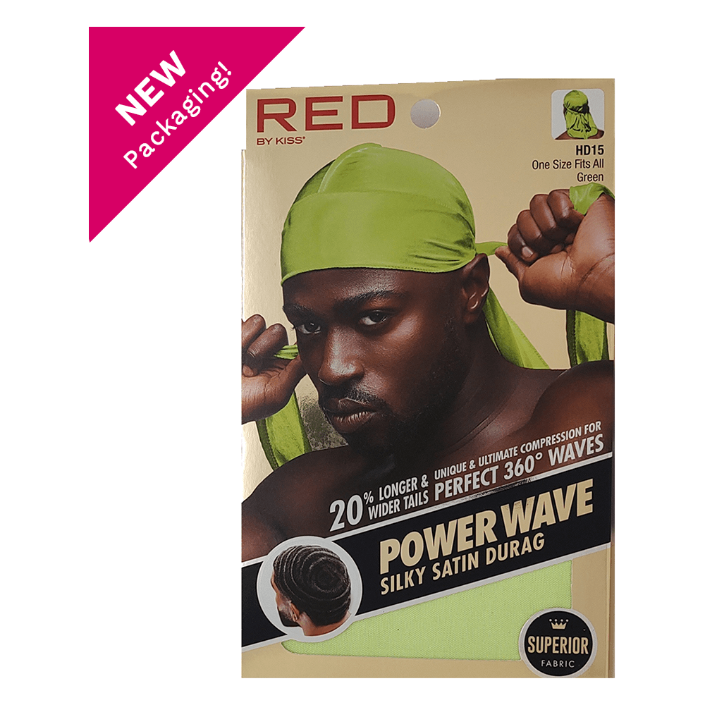 Red By Kiss Power Wave Silky Satin Durag _ Superior Fabric - gtwtoporld.com
