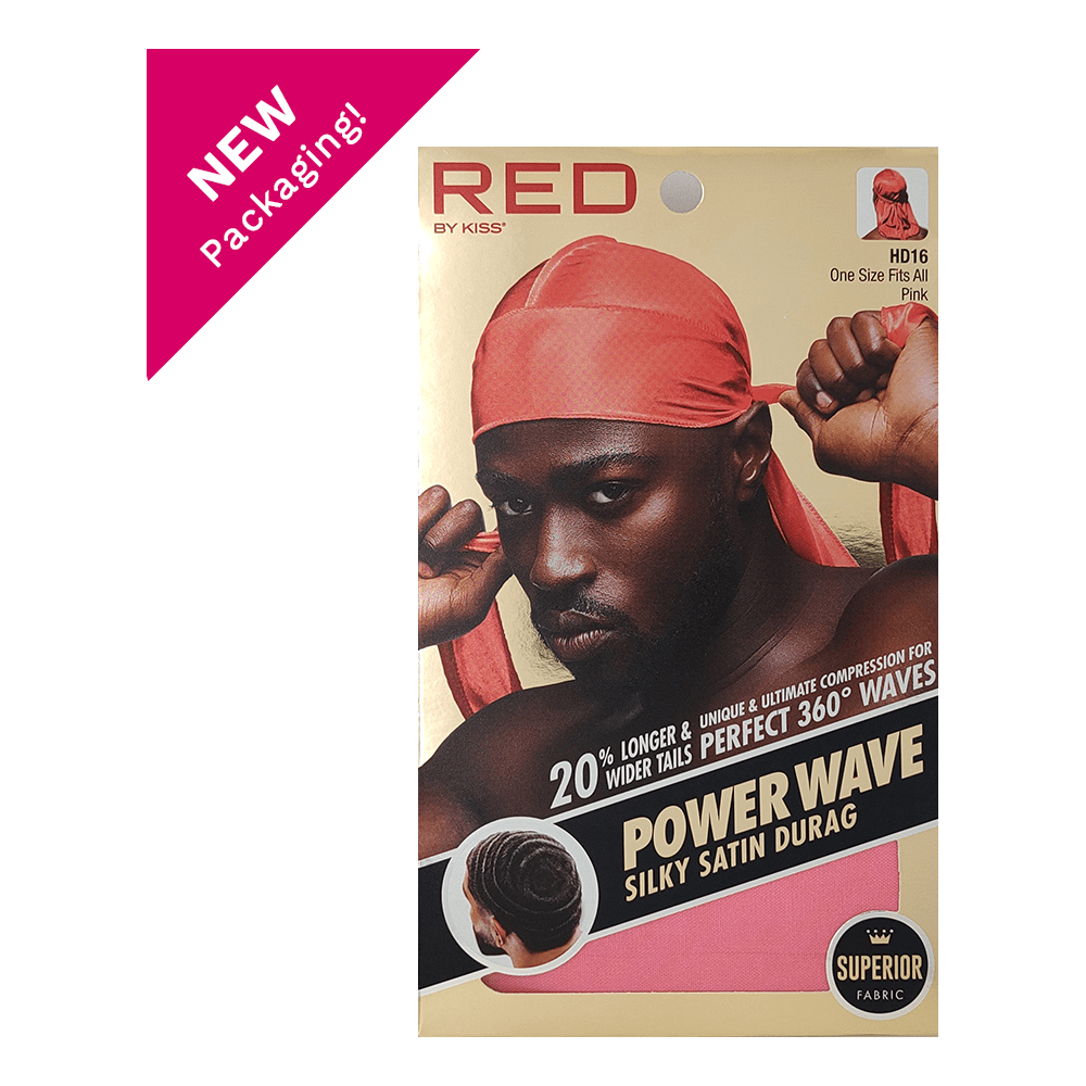 Red By Kiss Power Wave Silky Satin Durag _ Superior Fabric - gtwtoporld.com