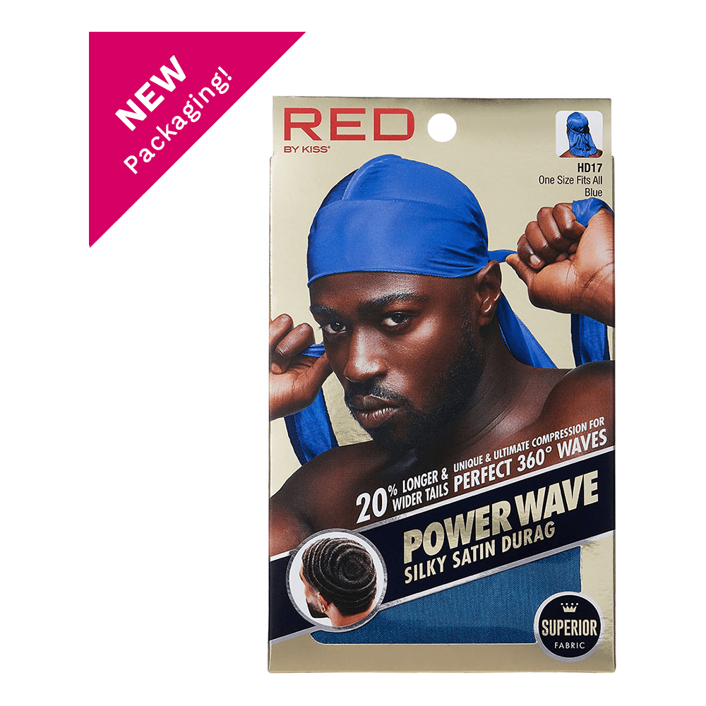 Red By Kiss Power Wave Silky Satin Durag _ Superior Fabric - gtwtoporld.com