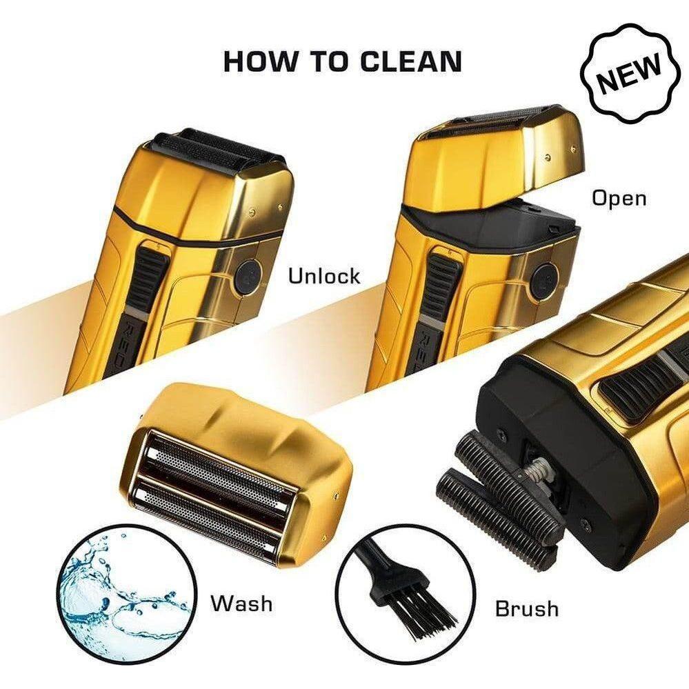 Red By Kiss Professional Cordless Shaver Matt Gold - gtwtoporld.com