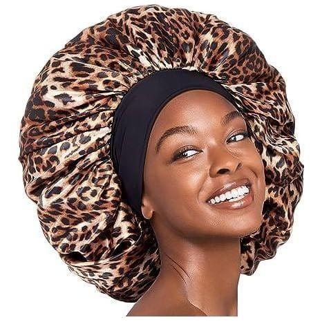 Red By Kiss Reversible Hair Cap Silky Satin Wide Edge Super Jumbo Leopard - gtwtoporld.com