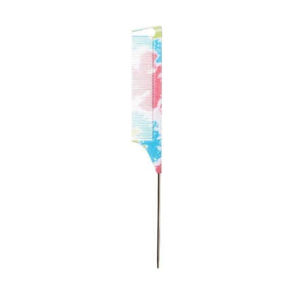 Red By Kiss Tie - Dye Parting Pin Tail Comb HM43 - gtwtoporld.com
