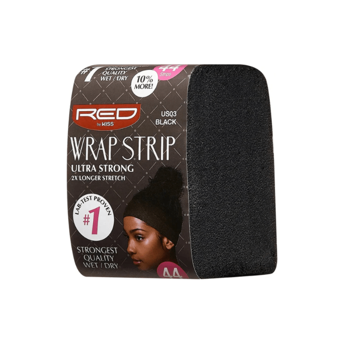 RED By Kiss Wrap Strips Ultra Strong Black 2.5" 44pcs - gtwtoporld.com
