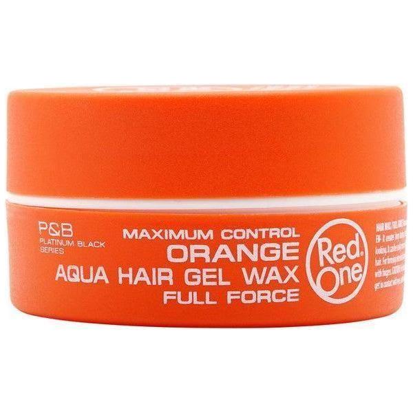 RED ONE Aqua Hair Gel Wax Orange 150ml - gtwtoporld.com