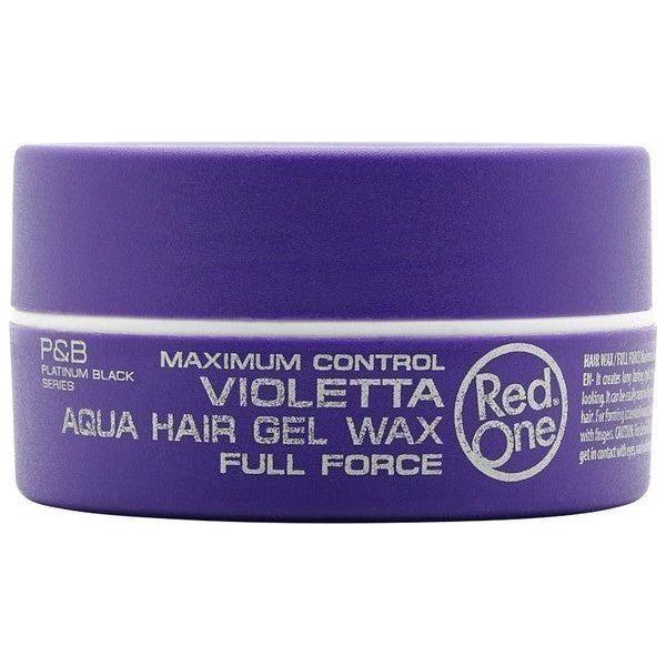 RED ONE Aqua Hair Gel Wax Violetta 150ml - gtwtoporld.com