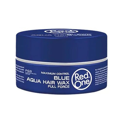 RED ONE Aqua Hair Wax Full Force Blue 150ml - gtwtoporld.com