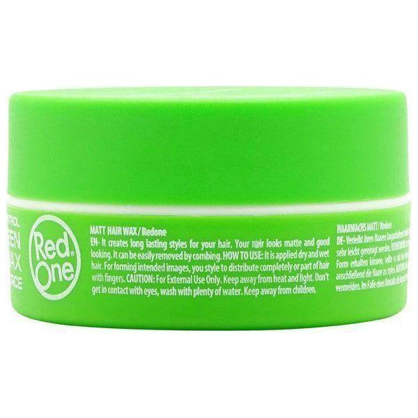 RED ONE Mattes Haarwachs Grün 150ml - gtwtoporld.com