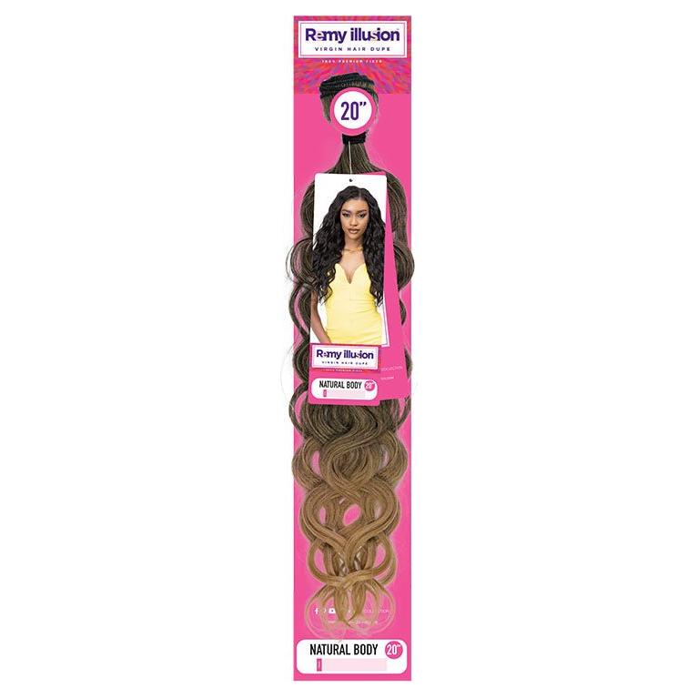Remy Illusion Natural Body 20″ / 30" - extension Synthetic Hair - gtwtoporld.com