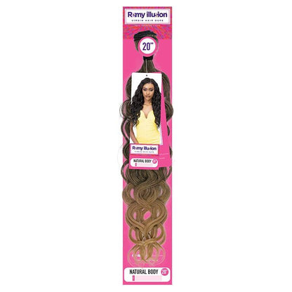 Remy Illusion Natural Body 20″ / 30" - extension Synthetic Hair - gtwtoporld.com