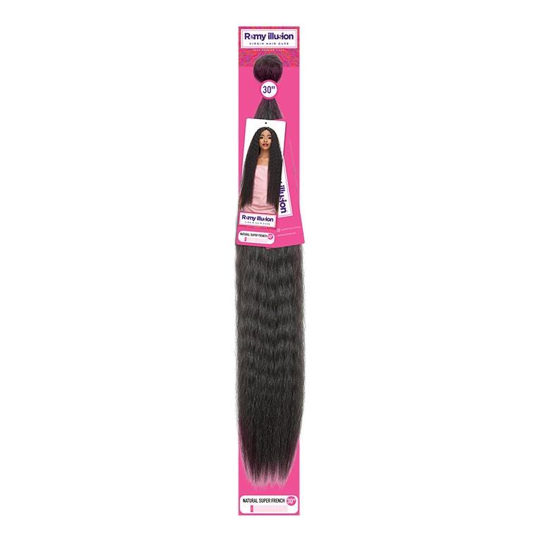 Remy Illusion Natural S/French 30" - extension Synthetic Hair - gtwtoporld.com