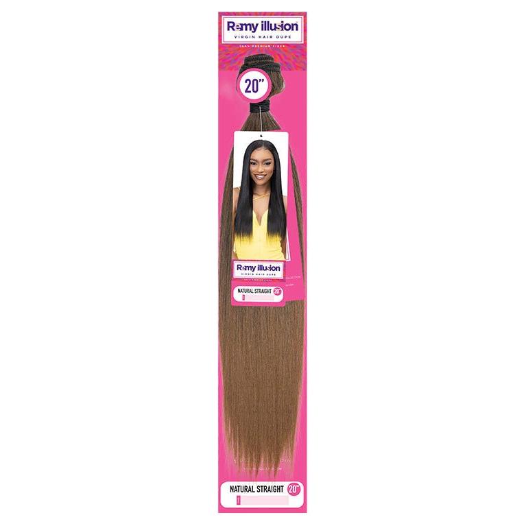 Remy Illusion Natural Straight 20"/30" - extension Synthetic Hair - gtwtoporld.com
