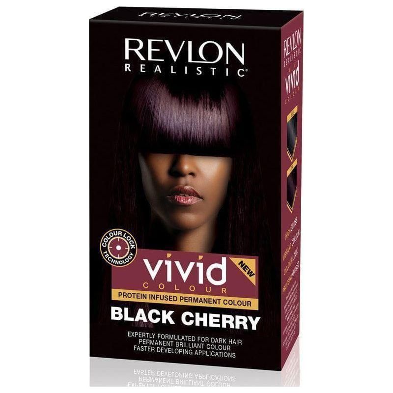 Revlon Realistic Vivid Colour Permanent Colour Black Cherry - gtwtoporld.com