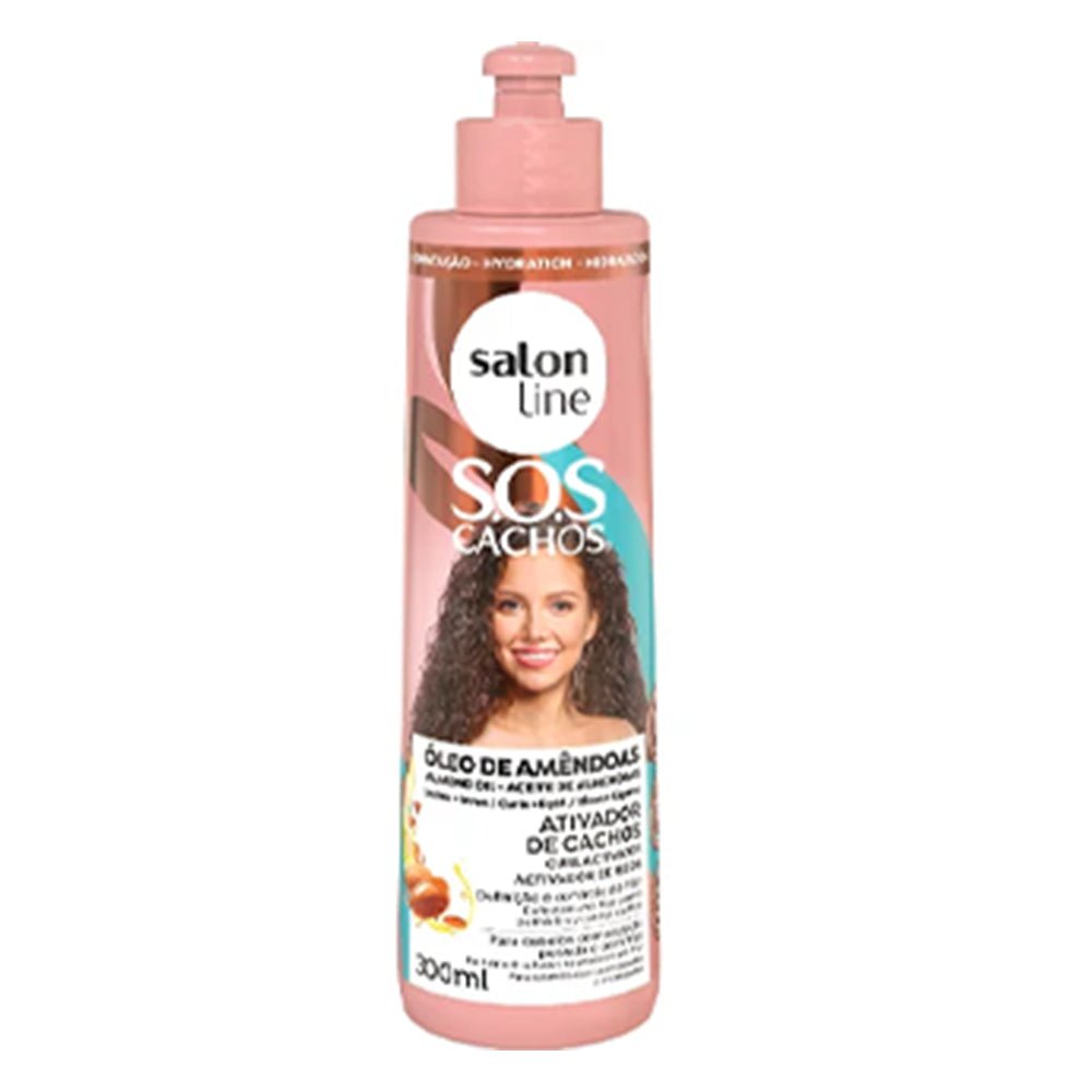 Salon Line SOS Cachos Óleo de Amêndoas Curl Activator 300ml - gtwtoporld.com