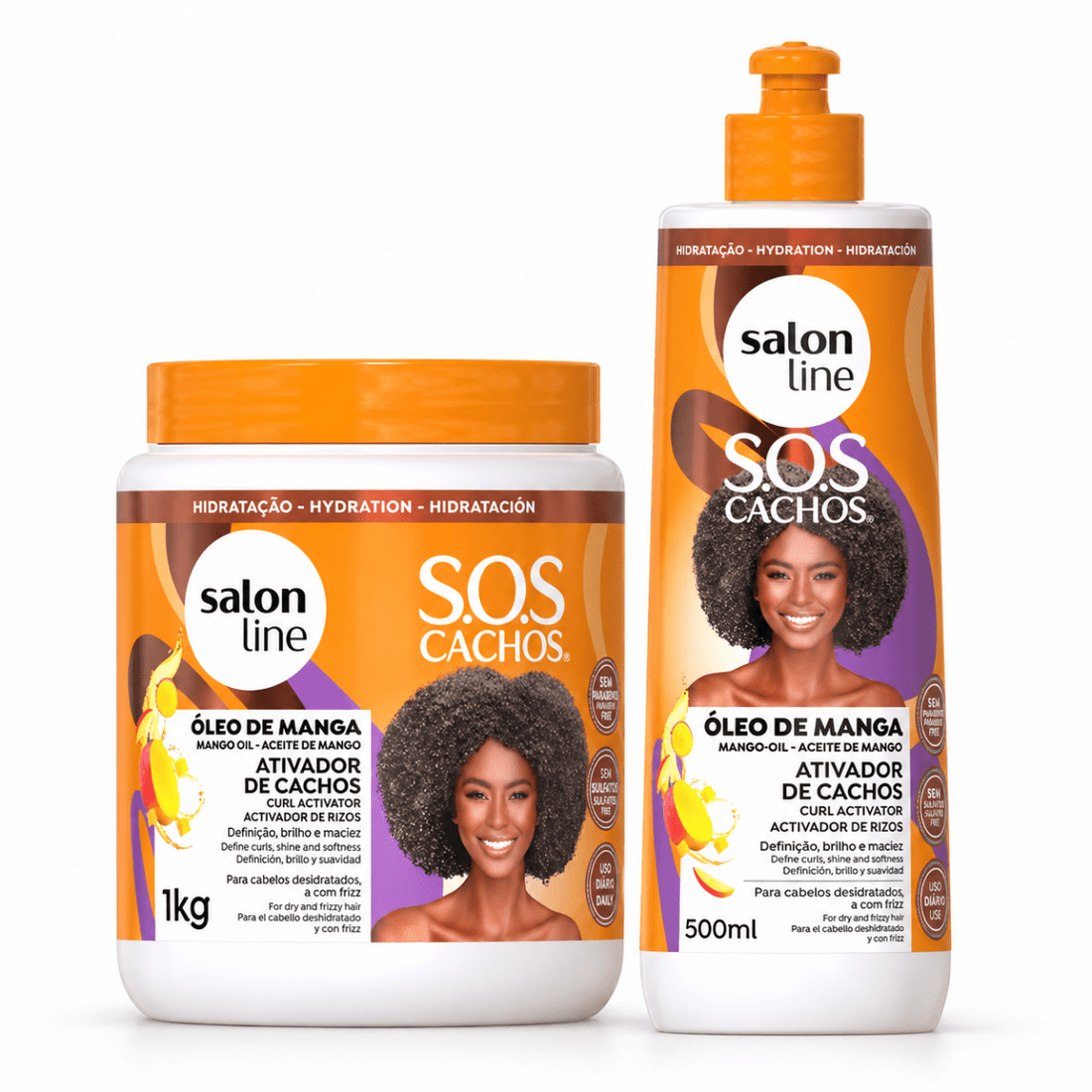 Salon Line Sos Cachos Óleos De Manga Curl Activator (500ml /1 Kg) - gtwtoporld.com