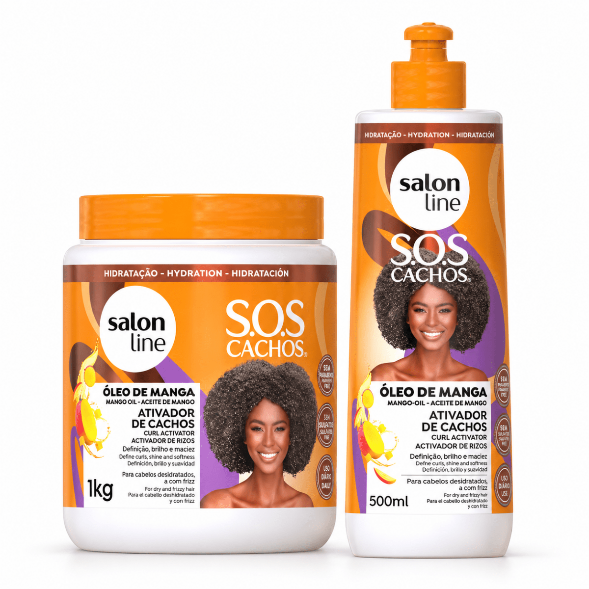 Salon Line Sos Cachos Óleos De Manga Curl Activator (500ml /1 Kg) - gtwtoporld.com