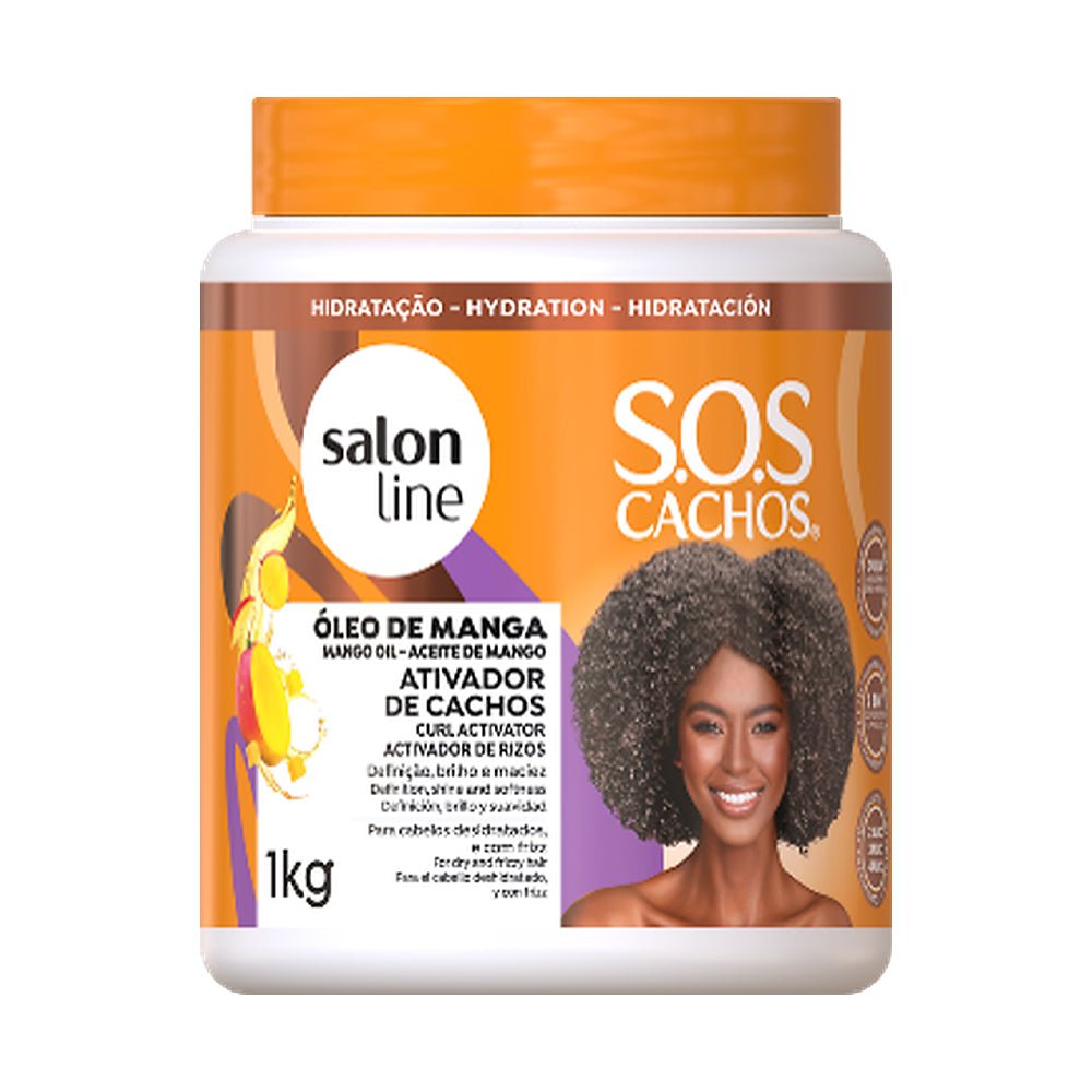 Salon Line Sos Cachos Óleos De Manga Curl Activator (500ml /1 Kg) - gtwtoporld.com