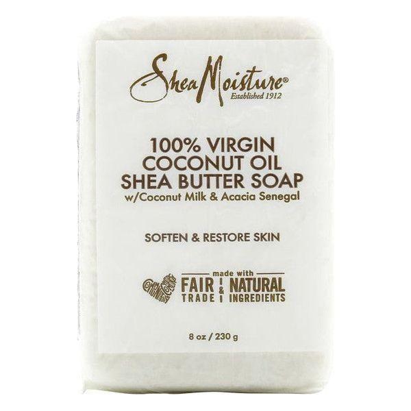 Shea Moisture 100% Virgin Coconut Oil Shea Butter Soap 230g - gtwtoporld.com
