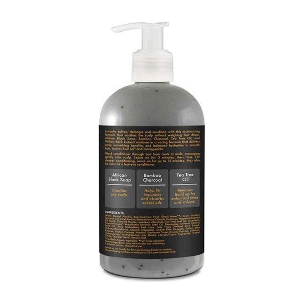 Shea Moisture African Black Soap Bamboo Charcoal Conditioner 384ml - gtwtoporld.com