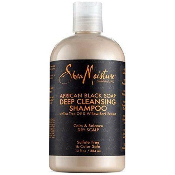 Shea Moisture African Black Soap Deep Cleansing Shampoo 384ml - gtwtoporld.com