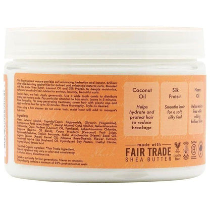 SHEA MOISTURE COCONUT &amp; HIBISCUS CURL &amp; SHINE HAIR MASQUE 340g - gtwtoporld.com
