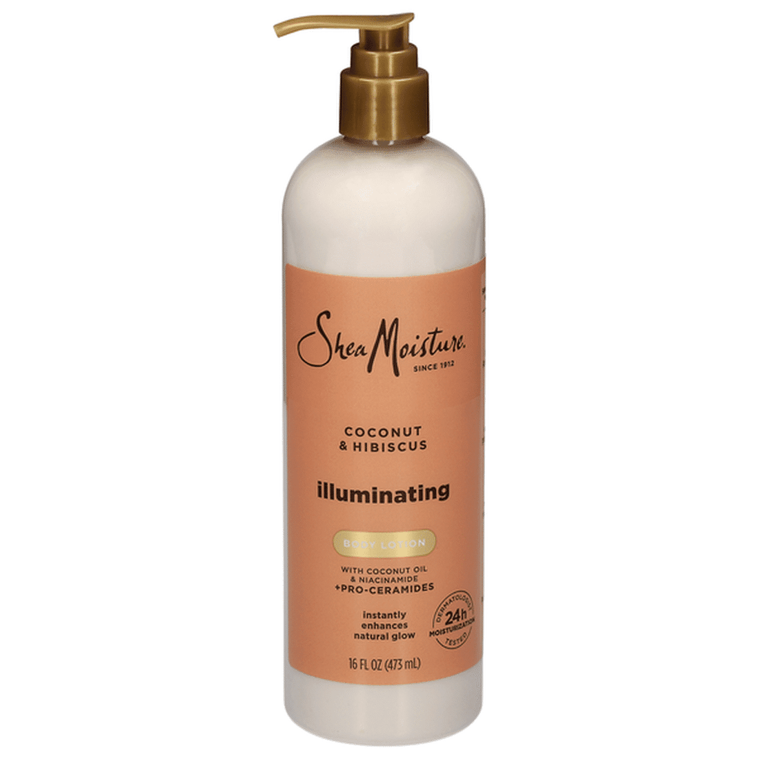Shea Moisture Coconut &amp; Hibiscus Illuminating Body lotion 16oz - gtwtoporld.com