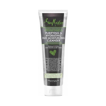 Shea Moisture Green Coconut Charcoal Purifying Duo Moisture Cleanser 9 Oz - gtwtoporld.com