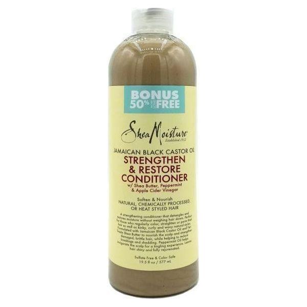 Shea Moisture Jamaican Black Castor Oil Strengthen &amp; Restore Conditioner [BONUS 50% FREE] 577 ml - gtwtoporld.com