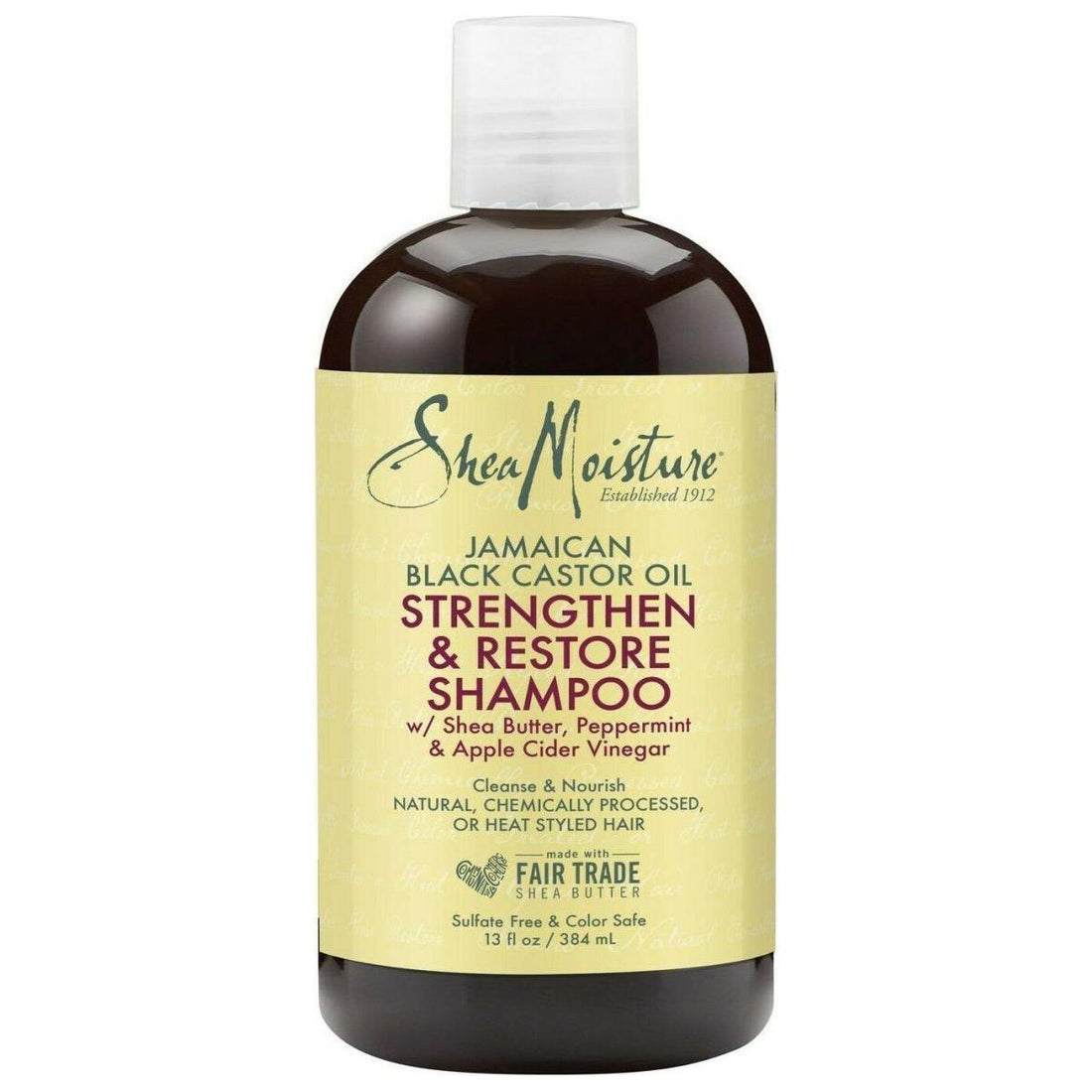Shea Moisture Jamaican Black Castor Oil Strengthen &amp; Restore Shampoo 384ML 13OZ - gtwtoporld.com