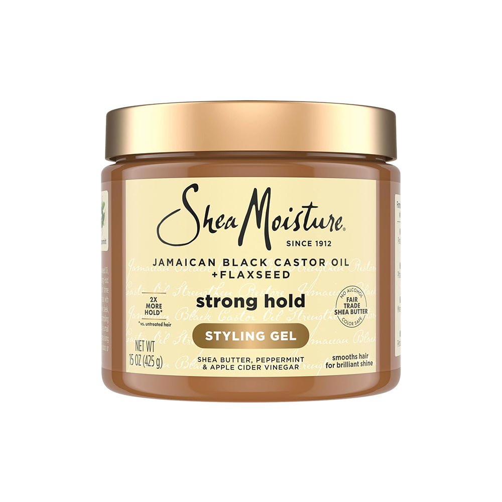 Shea Moisture Jamaican Black Custor Flaxse Gel Strong Hold 15oz - gtwtoporld.com