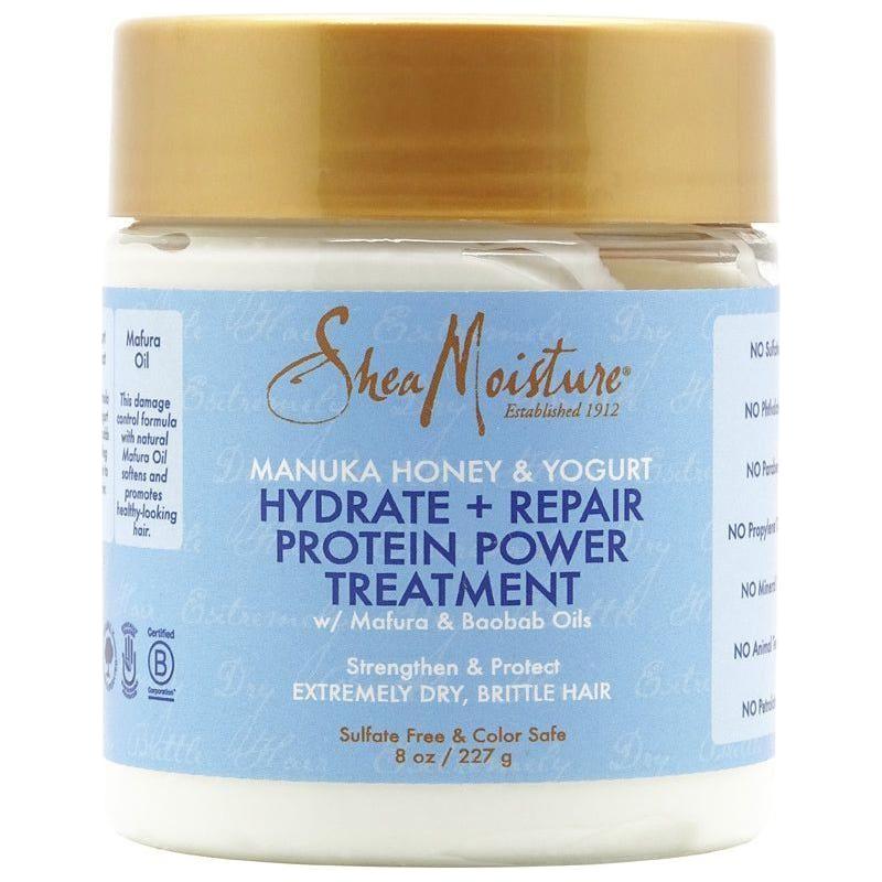 Shea Moisture Manuka Honey &amp; Yogurt Hydrate + Repair Protein Power Treatment 227g - gtwtoporld.com