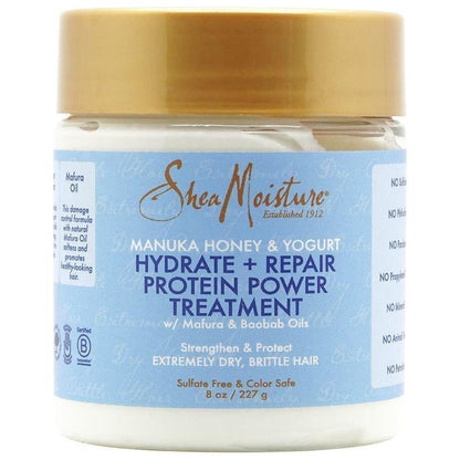 Shea Moisture Manuka Honey &amp; Yogurt Hydrate + Repair Protein Power Treatment 227g - gtwtoporld.com
