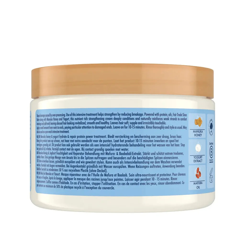 Shea Moisture Manuka Honey &amp; Yogurt Protein Power Treatment 355ml - gtwtoporld.com
