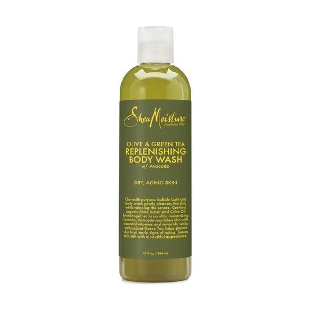 Shea Moisture Olive &amp; Green Tea Body Wash 384ml - gtwtoporld.com