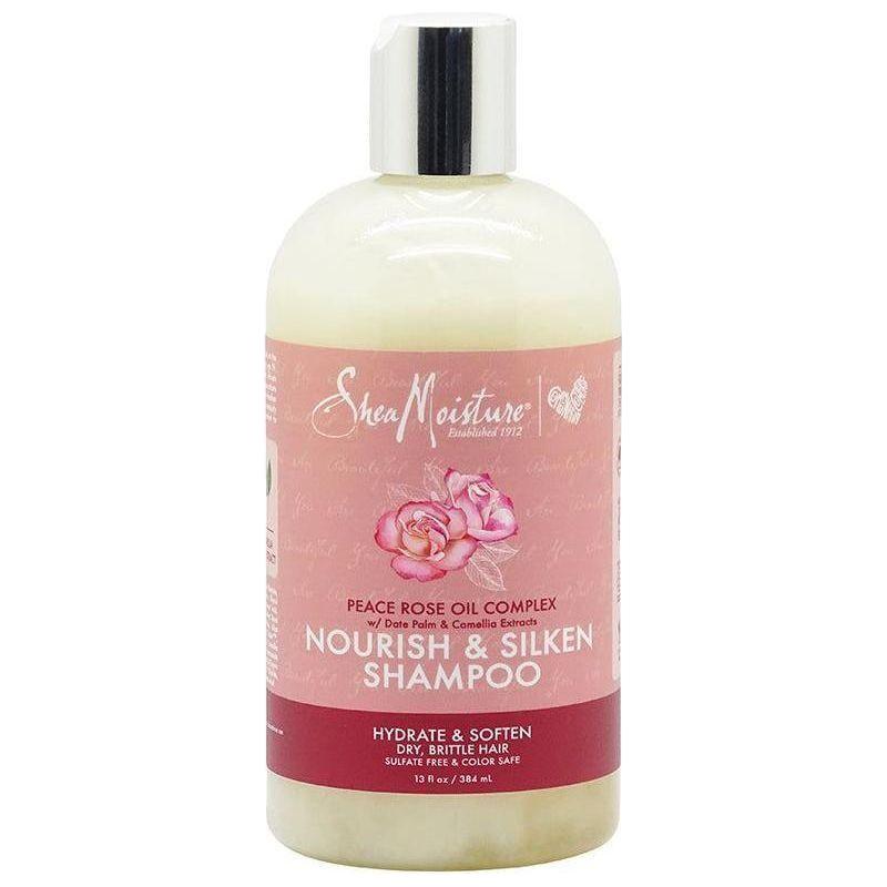 Shea Moisture Peace Rose Oil Complex Nourish &amp; Silken Shampoo 384ml - gtwtoporld.com