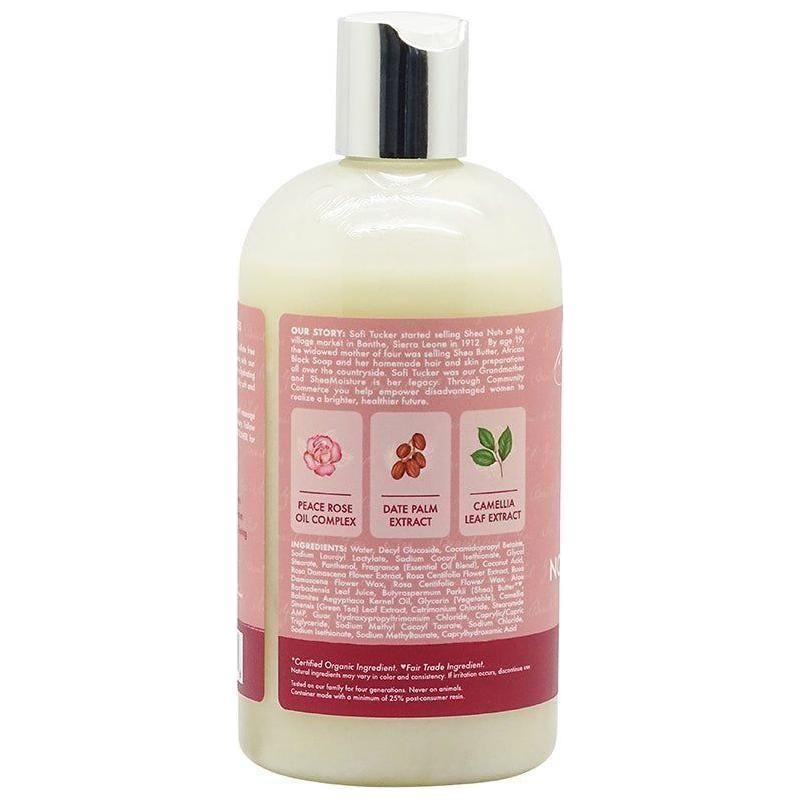Shea Moisture Peace Rose Oil Complex Nourish &amp; Silken Shampoo 384ml - gtwtoporld.com