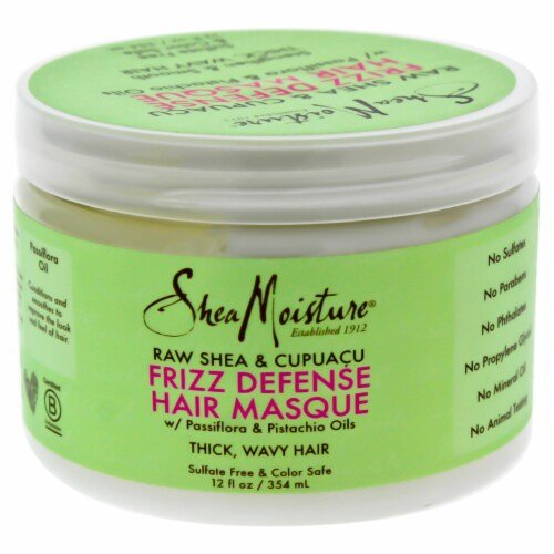 Shea Moisture Raw Shea &amp; Cupuacu Frizz Defense Masque 12oz - gtwtoporld.com