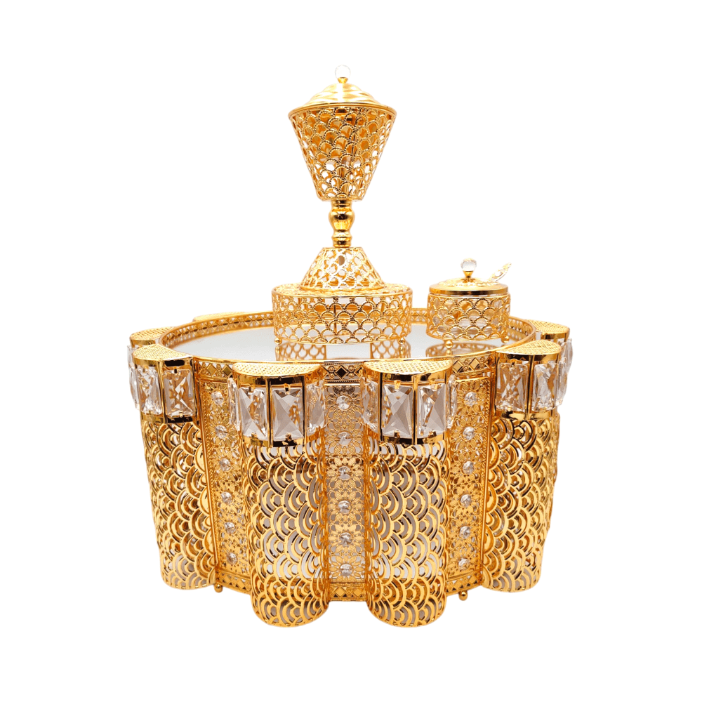 Shewhat 5pcs Rekebot Set Oval 1 (Gold &amp; Silver) - gtwtoporld.com