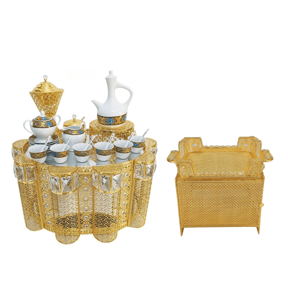 Shewhat 5pcs Rekebot Set Oval 1 (Gold &amp; Silver) - gtwtoporld.com