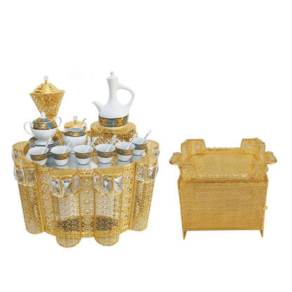 Shewhat 5pcs Rekebot Set Oval 1 (Gold &amp; Silver) - gtwtoporld.com