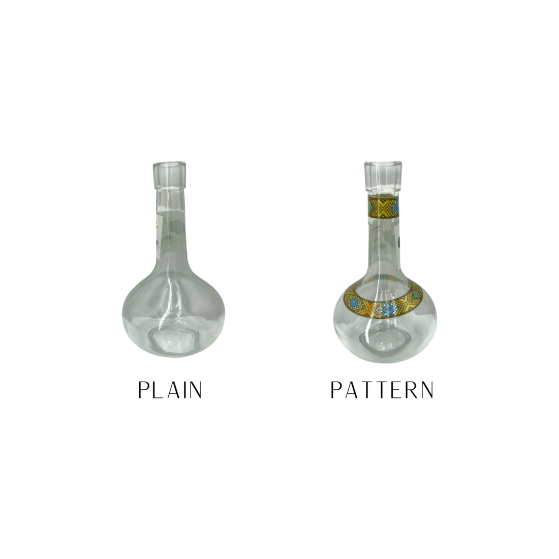 Shewhat Berele glass pot 400ml Plain\Pattern - gtwtoporld.com