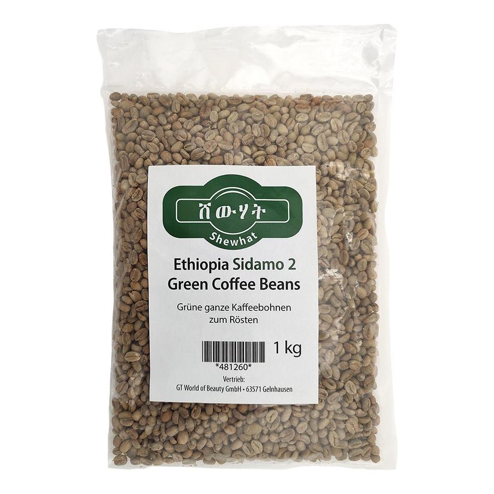 Shewhat Ethiopian Rohkaffee Bohnen 1 kg - gtwtoporld.com