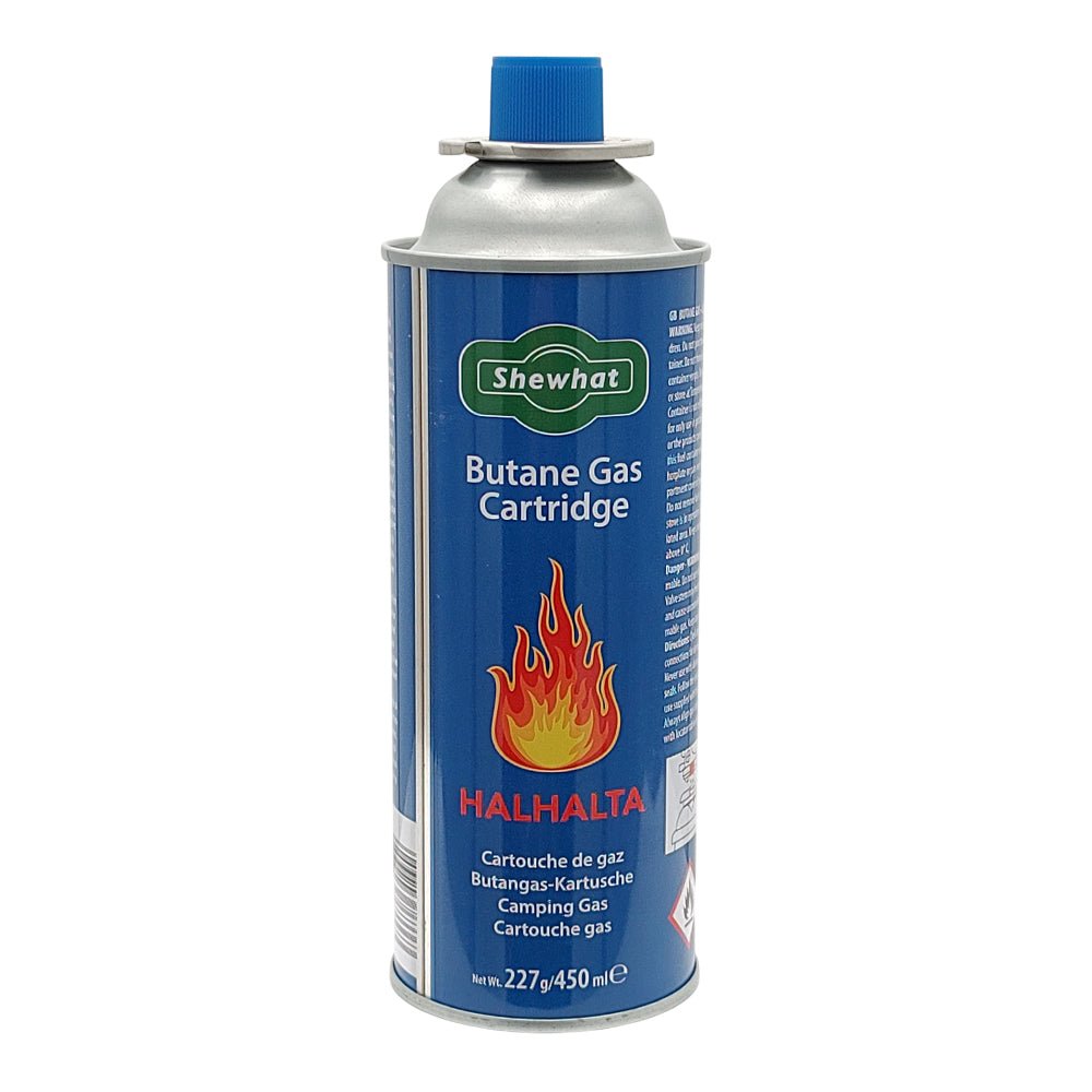 Shewhat HalHalta Butane Gas Cartidge 4 pcs Pack x 227g - gtwtoporld.com
